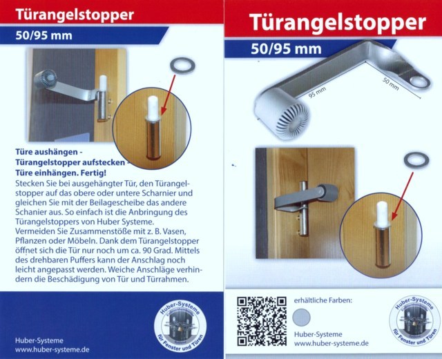 Türangelstopper 50/95 mm