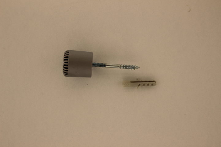 Türstopper Wandanschlag 25 mm grau