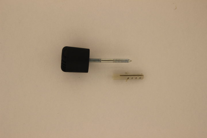 Türstopper Wandanschlag 25 mm schwarz